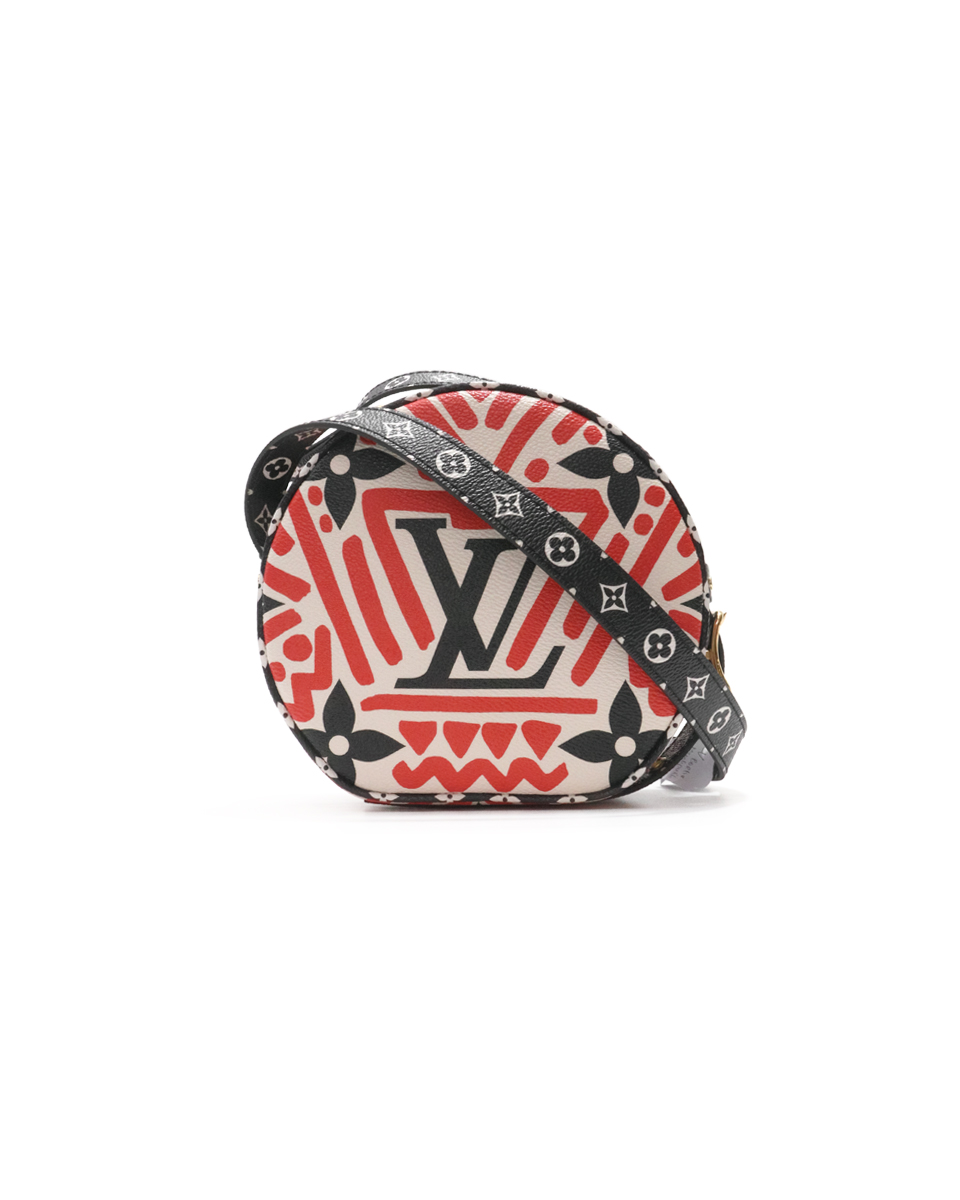 Louis Vuitton Limited Edition Cream/Red Monogram Canvas Crafty Boite  Chapeau Souple PM Bag - Yoogi's Closet